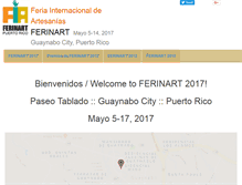 Tablet Screenshot of ferinart.org